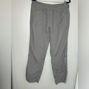 The North Face Women's Hiking Pants Size 12 Roll Up Leg Grey